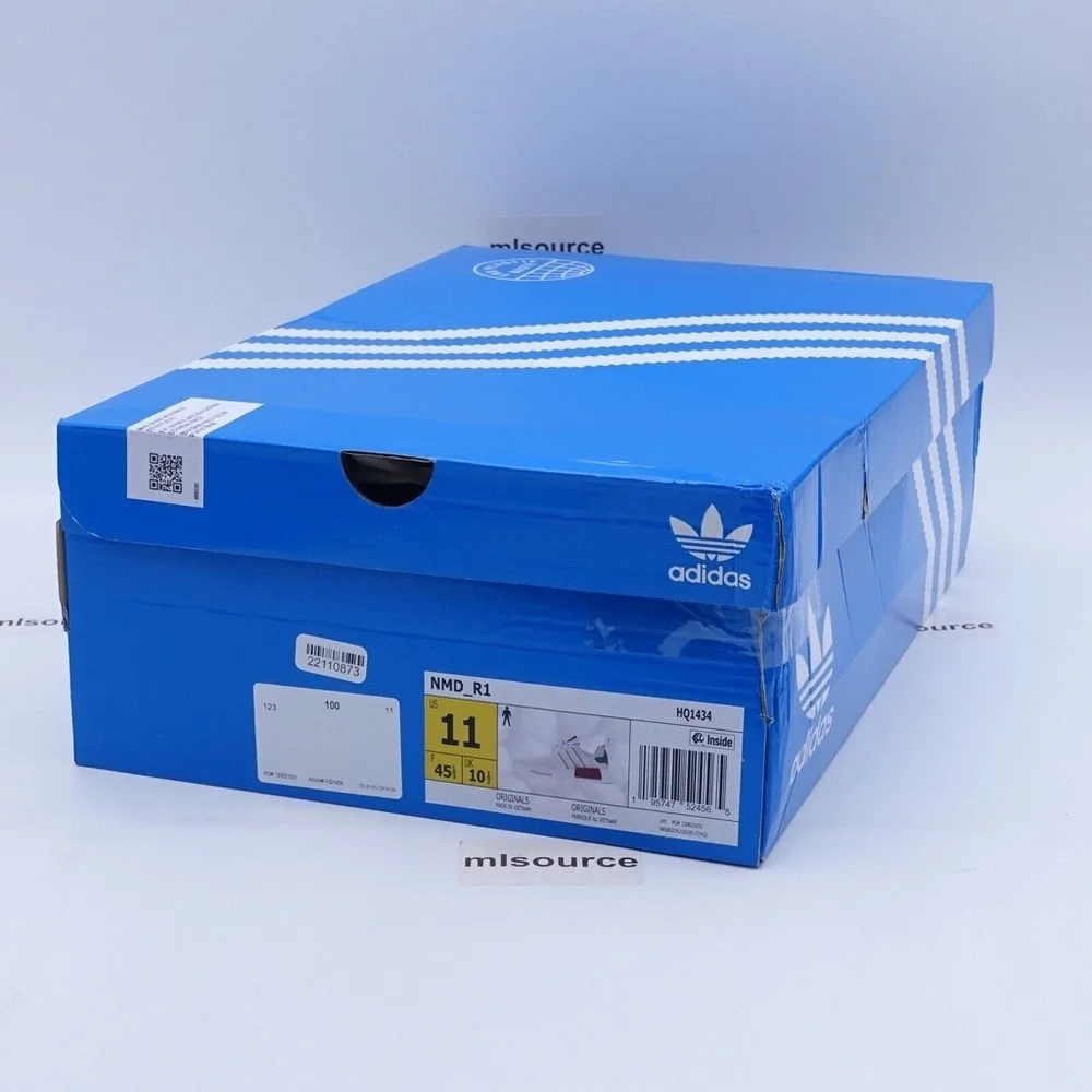 NEW adidas Originals NMD_R1 Mexico Shoes HQ1434 White/Green/Red